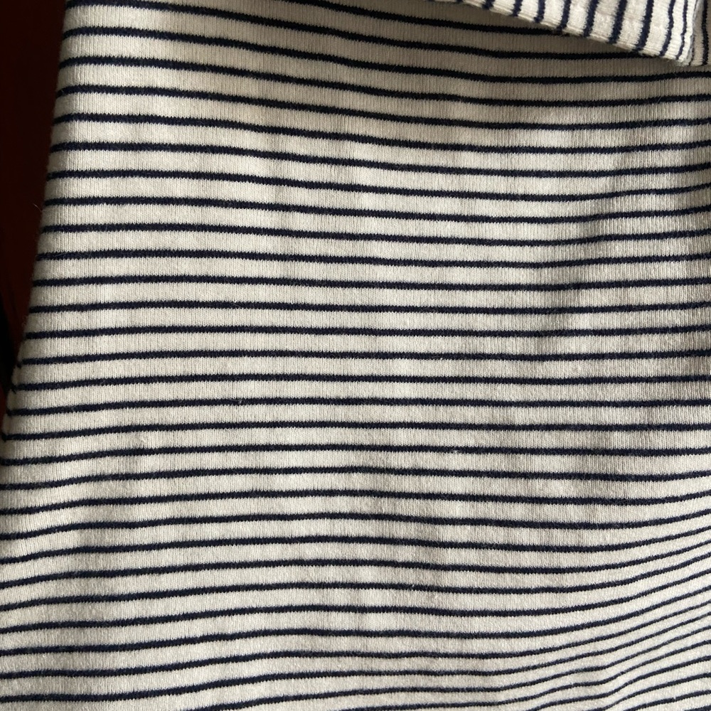Black and White Striped Off the Shoulder Maeve for Anthropologie Top 💛 - Picture 3 of 7